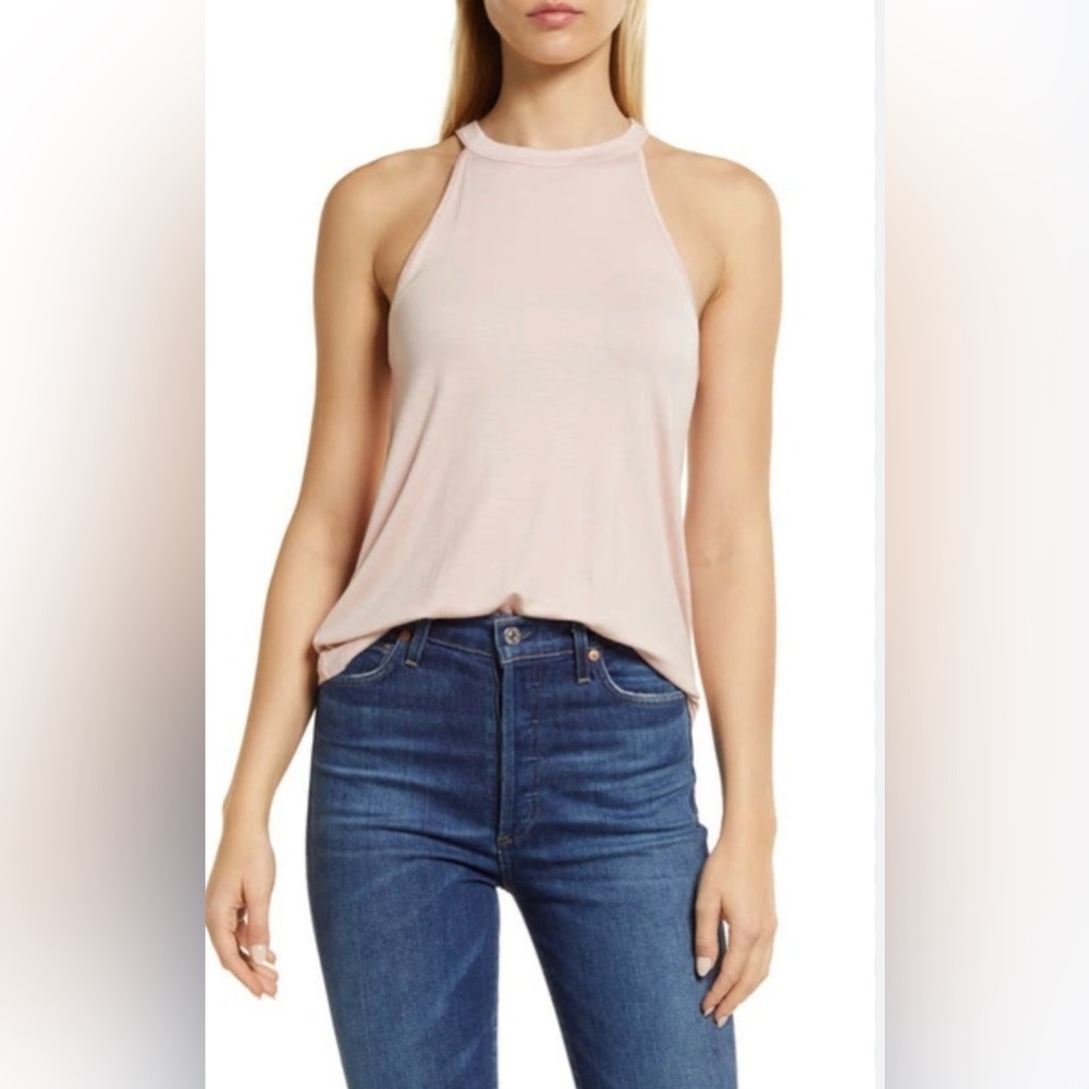 NWT Melrose and Market High Neck Knit Tank Top